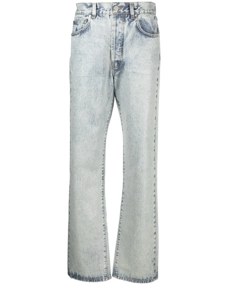 ALMAZ Gerade High-Rise-Jeans - Blau Blau