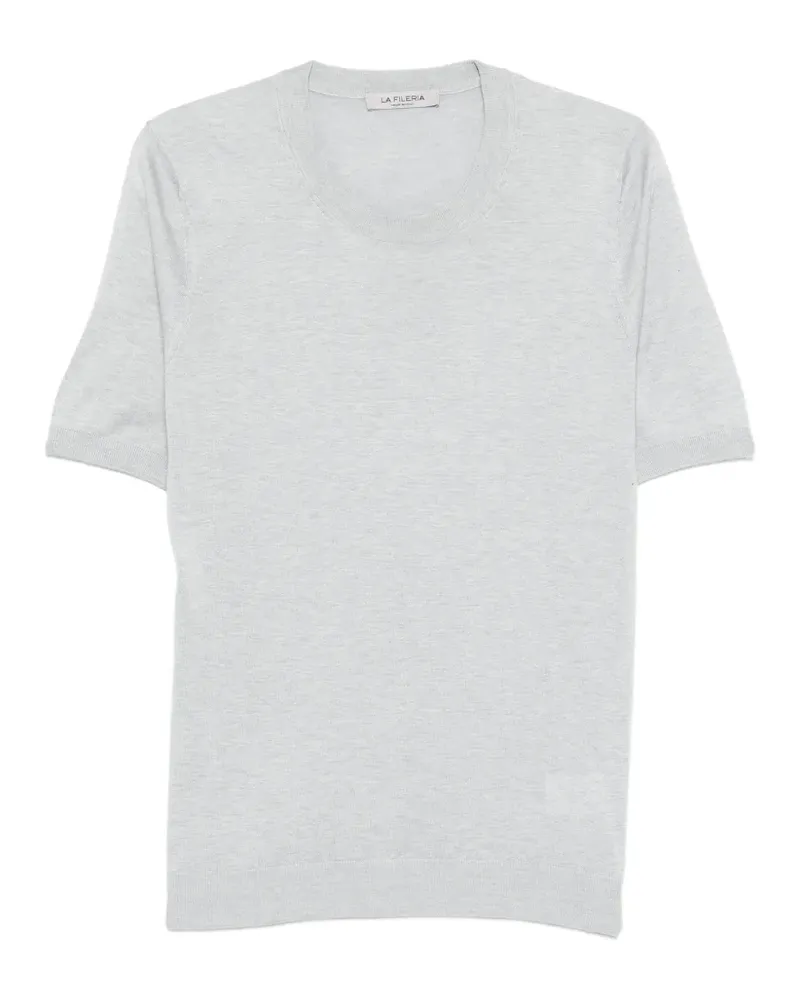 La Fileria T-Shirt mit Rundhalsausschnitt - Grau Grau