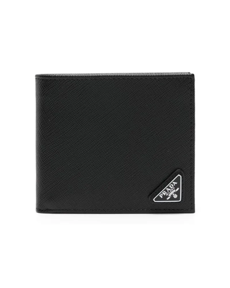 Prada Portemonnaie aus Saffiano-Leder - Schwarz Schwarz