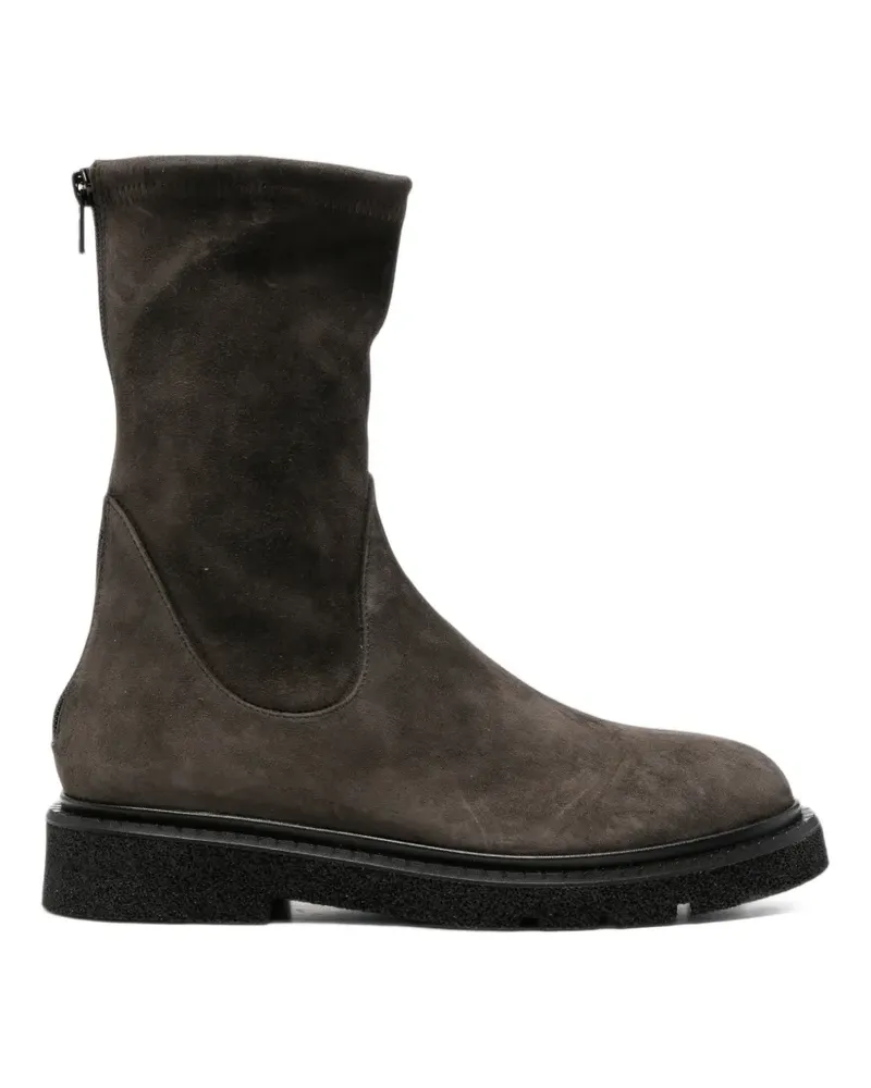Guglielmo Rotta suede rear-zip boots - Braun Braun