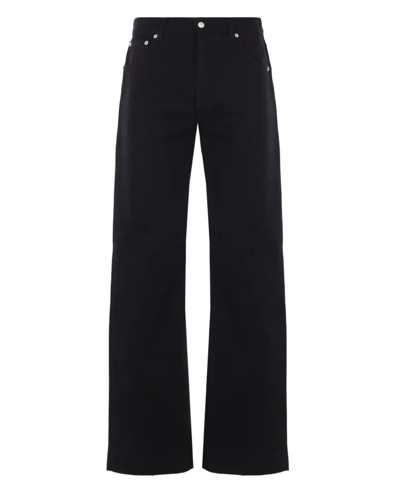 Alexander McQueen Jeans mit geradem Bein - Schwarz Schwarz