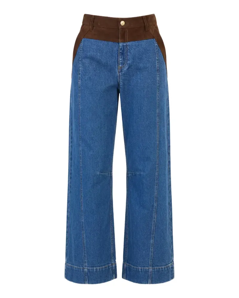 Cinq à Sept Dillon Jeans mit Kontrasteinsatz - Blau Blau