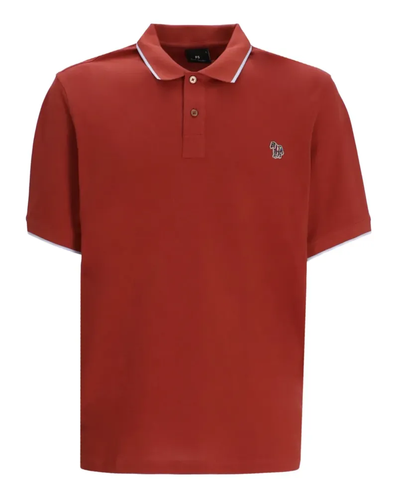 Paul Smith Poloshirt mit Stickerei - Rot Rot