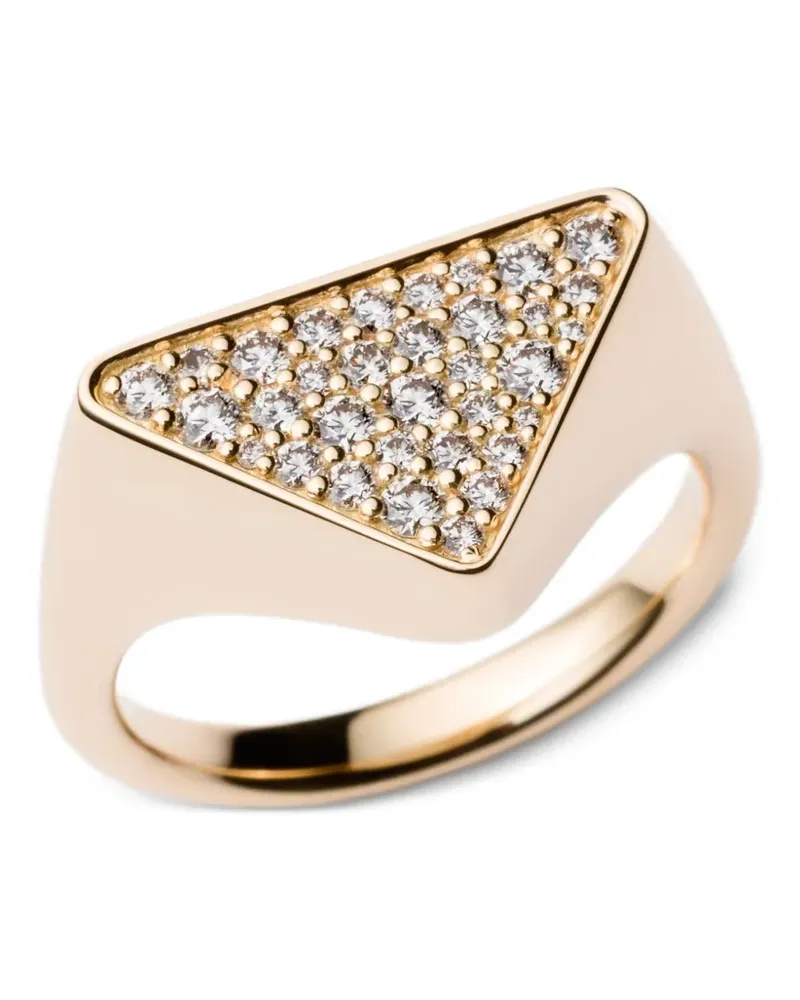 Prada Eternal Gold Siegelring aus Gelbgold mit Diamanten Gold