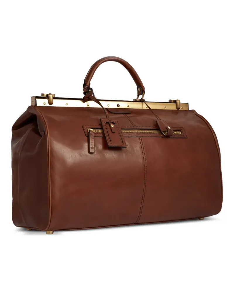 The Bridge Reisetasche mit Ledergestell - Braun Braun