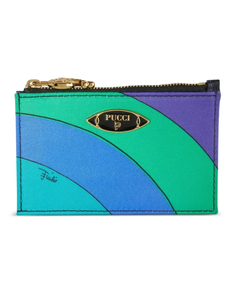 Emilio Pucci Kartenetui mit Iride-Print - Grün Grün