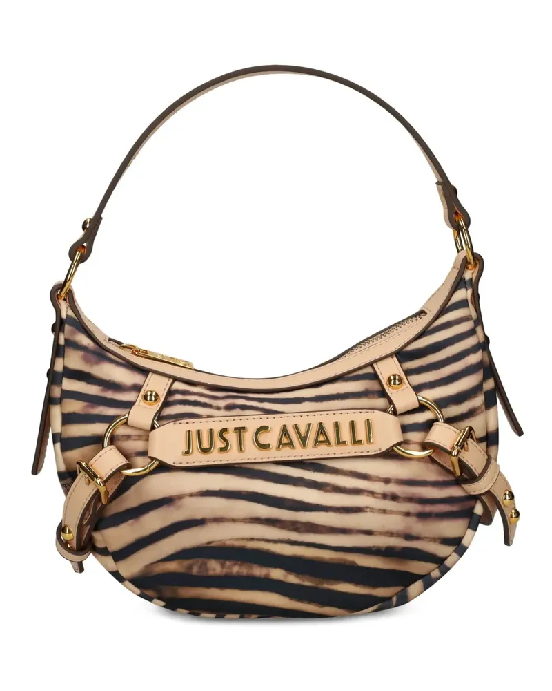 Just Cavalli Umhängetasche mit Tigerstreifen - Nude Nude