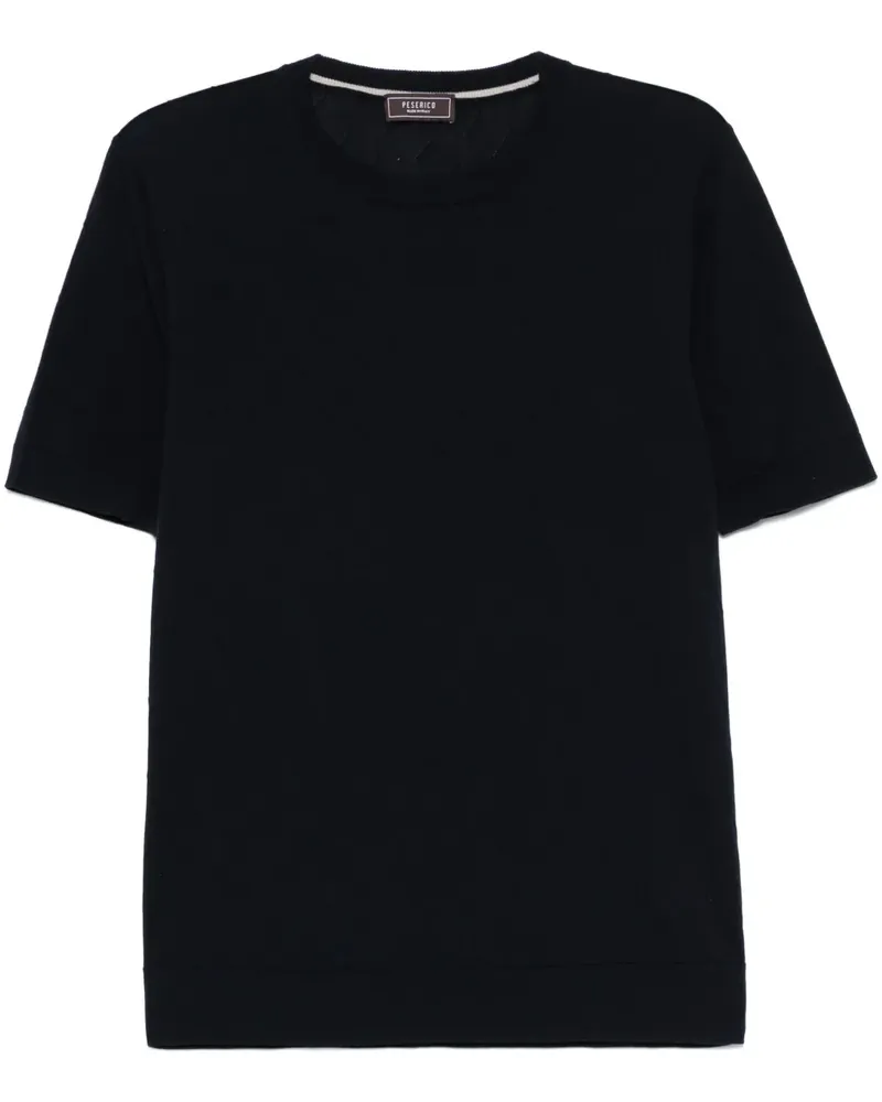 Peserico Klassisches T-Shirt - Blau Blau