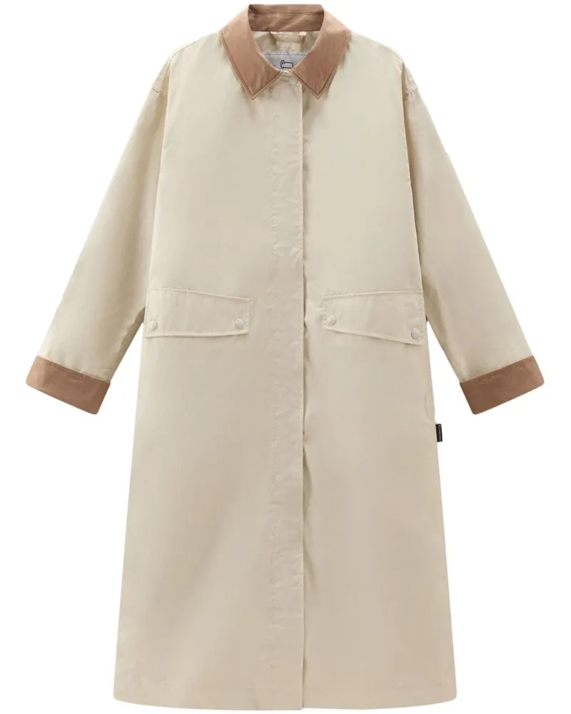 Woolrich Einreihiger Mantel - Nude Nude