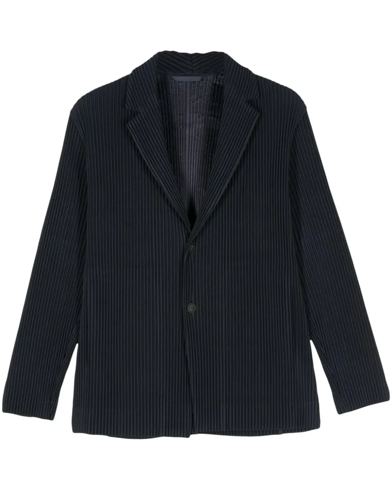 Issey Miyake Plissiertes Sakko - Blau Blau