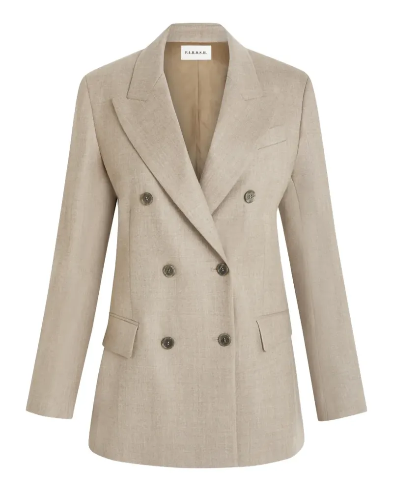 P.A.R.O.S.H. P.A.R.O H. Doppelreihiger Blazer - Nude Nude