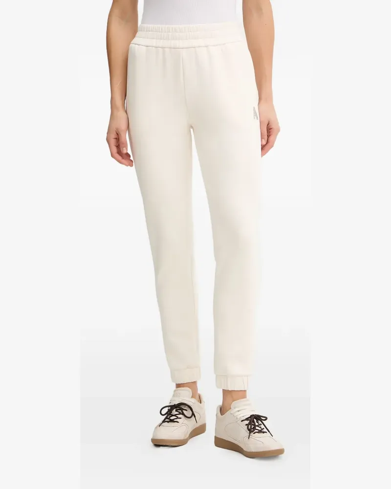 Armani Exchange logo-patch track pants - Weiß Weiß