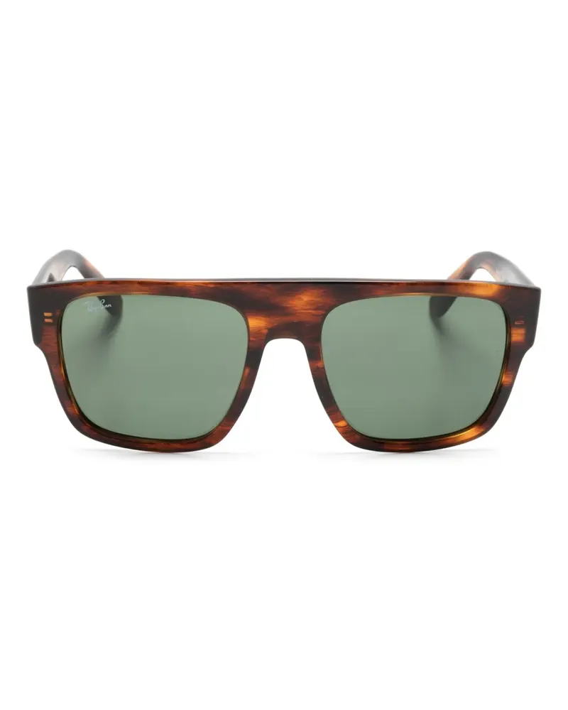 Ray Ban Drifter Sonnenbrille mit eckigem Gestell - Braun Braun