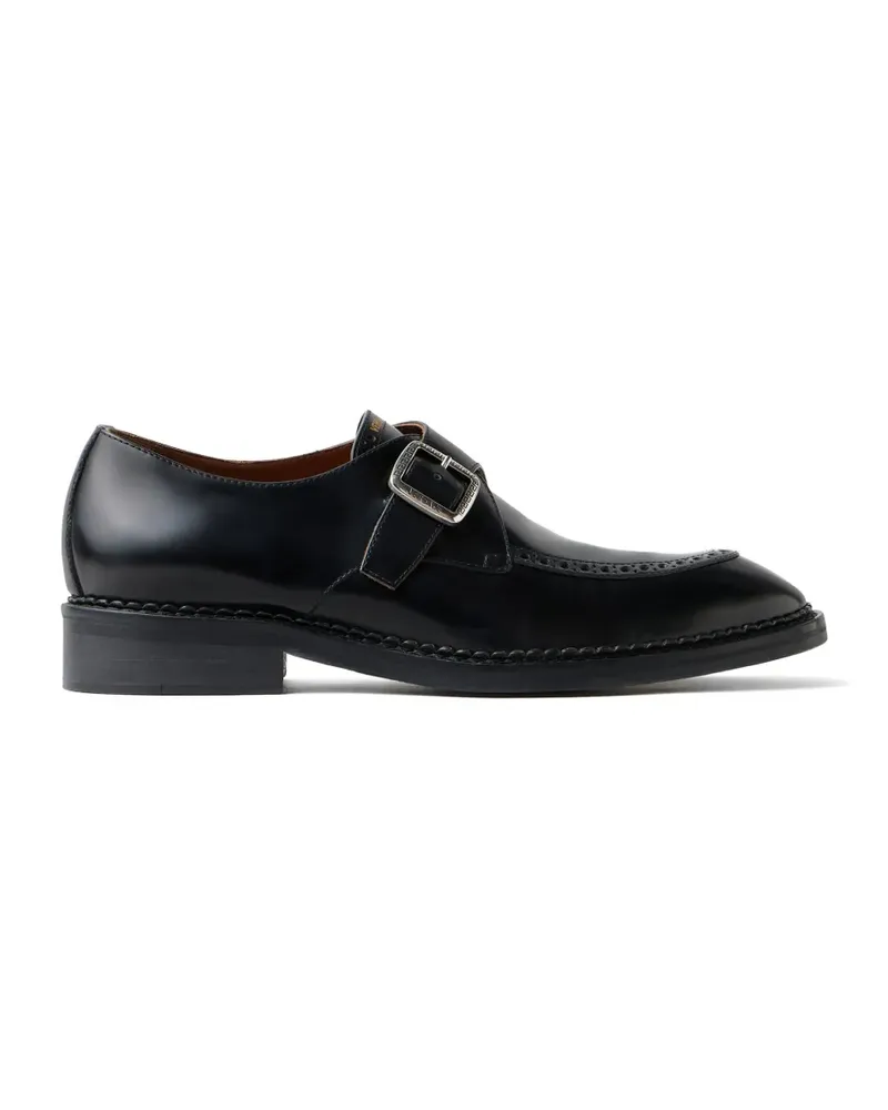 Versace Primo leather monk straps - Schwarz Schwarz