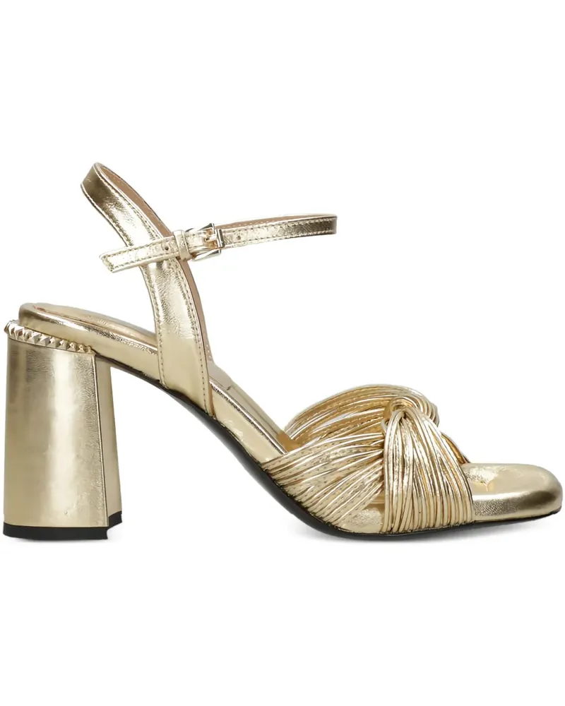 ash Geknotete Sandalen mit Knöchelriemen 80mm - Gold Gold