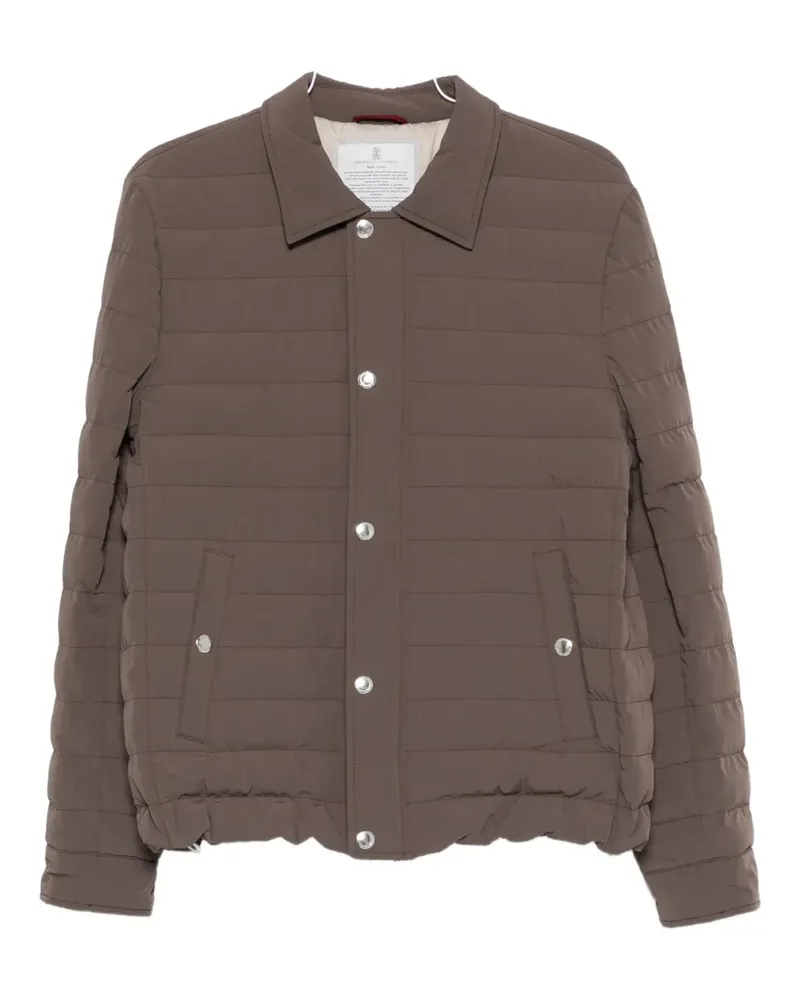 Brunello Cucinelli Gesteppte Jacke - Braun Braun