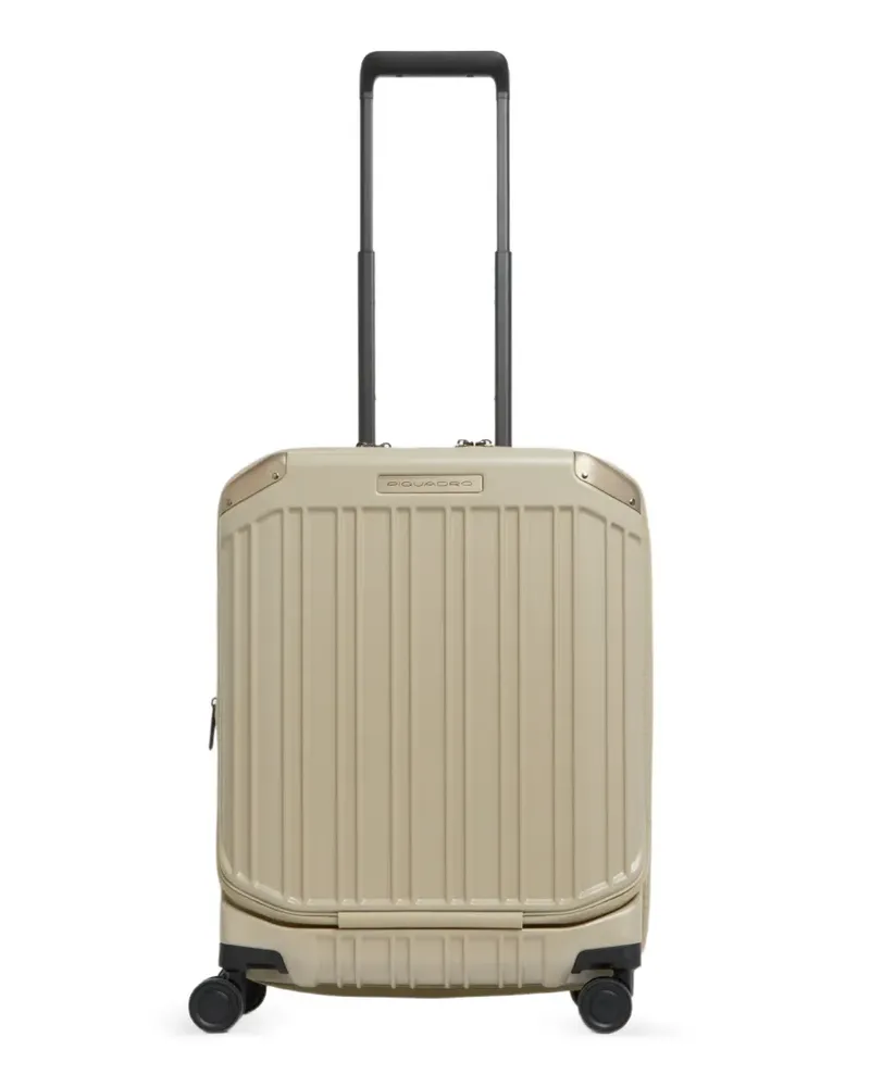 Piquadro dual-opening cabin luggage - Nude Nude