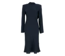 Midikleid mit langen Ärmeln - Blau