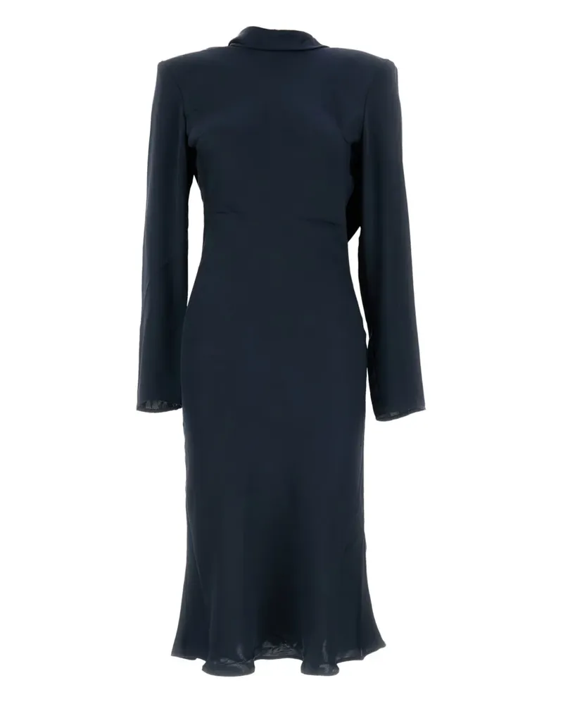 ROTATE Birger Christensen long-sleeve midi dress - Blau Blau