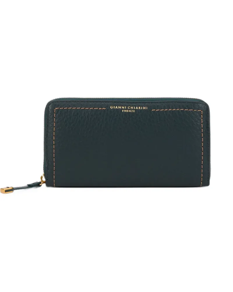 Gianni Chiarini grained zip-around wallet - Grün Grün