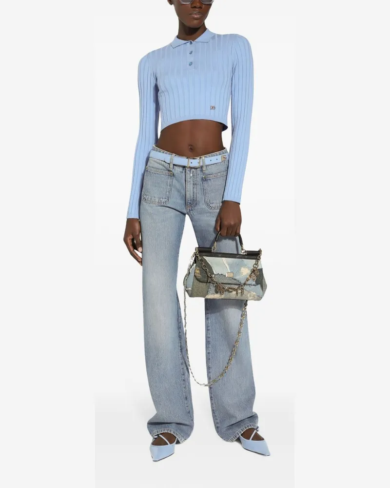 Dolce & Gabbana Tapered-Jeans mit aufgesetzten Taschen - Blau Blau