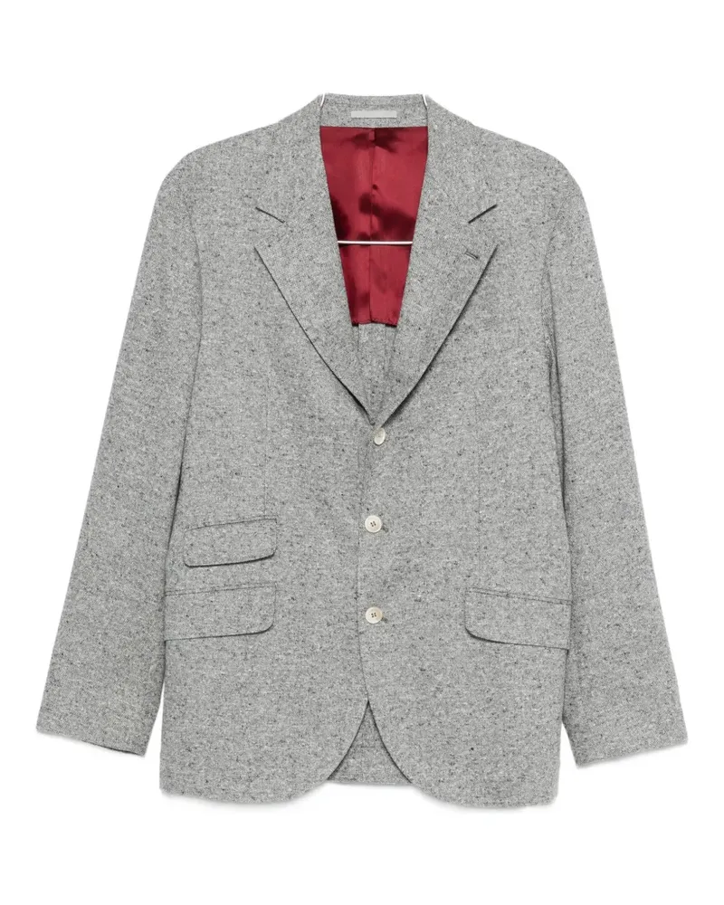 Brunello Cucinelli Melierter Anzug - Grau Grau