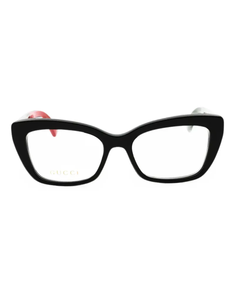 Gucci Cat-Eye-Brille - Schwarz Schwarz