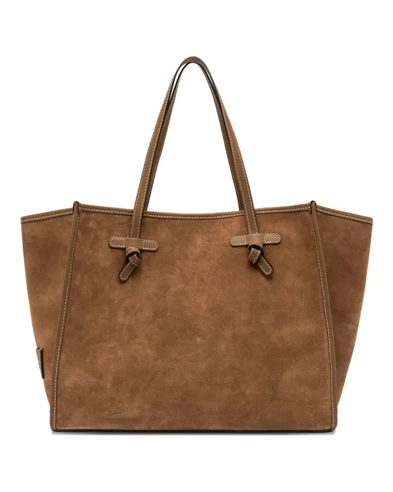 Gianni Chiarini Marcella suede tote bag - Braun Braun
