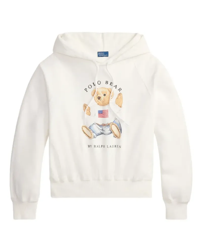 Ralph Lauren Hoodie mit Polo Bear - Nude Nude