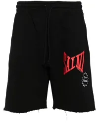 SAINT MXXXXXX Shorts mit Logo-Print Schwarz