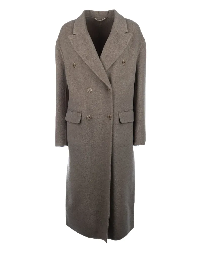 Ermanno Scervino Doppelreihiger Mantel - Braun Braun