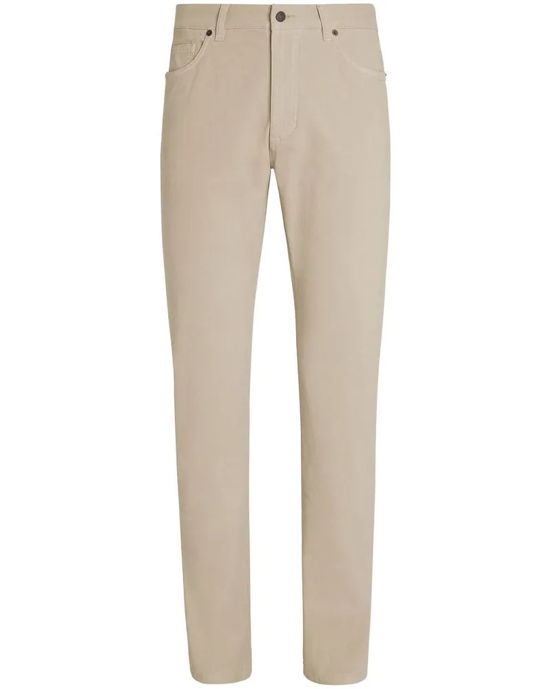 Ermenegildo Zegna Roccia Slim-Fit-Jeans - Nude Nude
