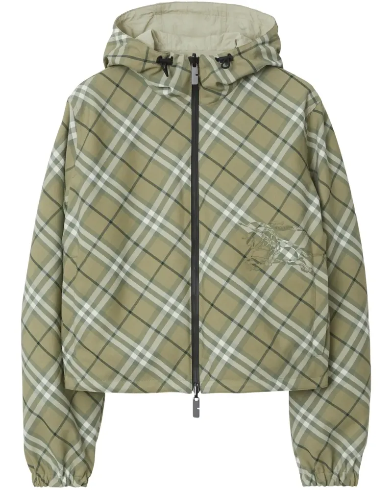 Burberry Wendbare Jacke mit Vintage-Check - Grün Grün