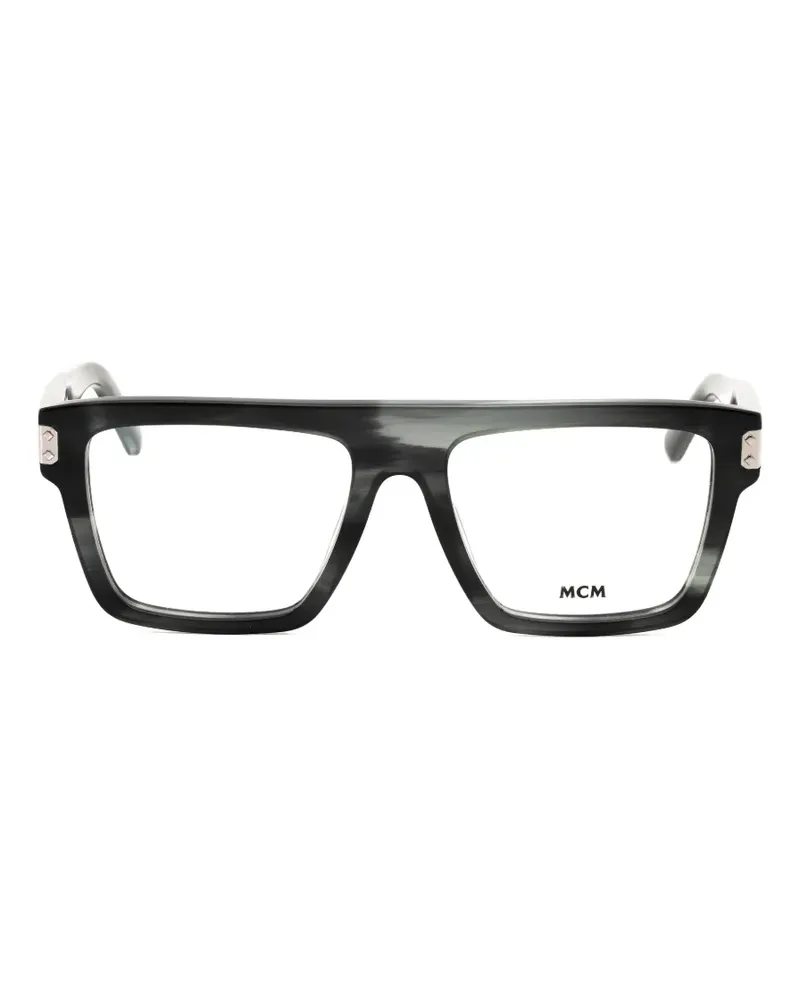 MCM rectangle-frame glasses - Grau Grau