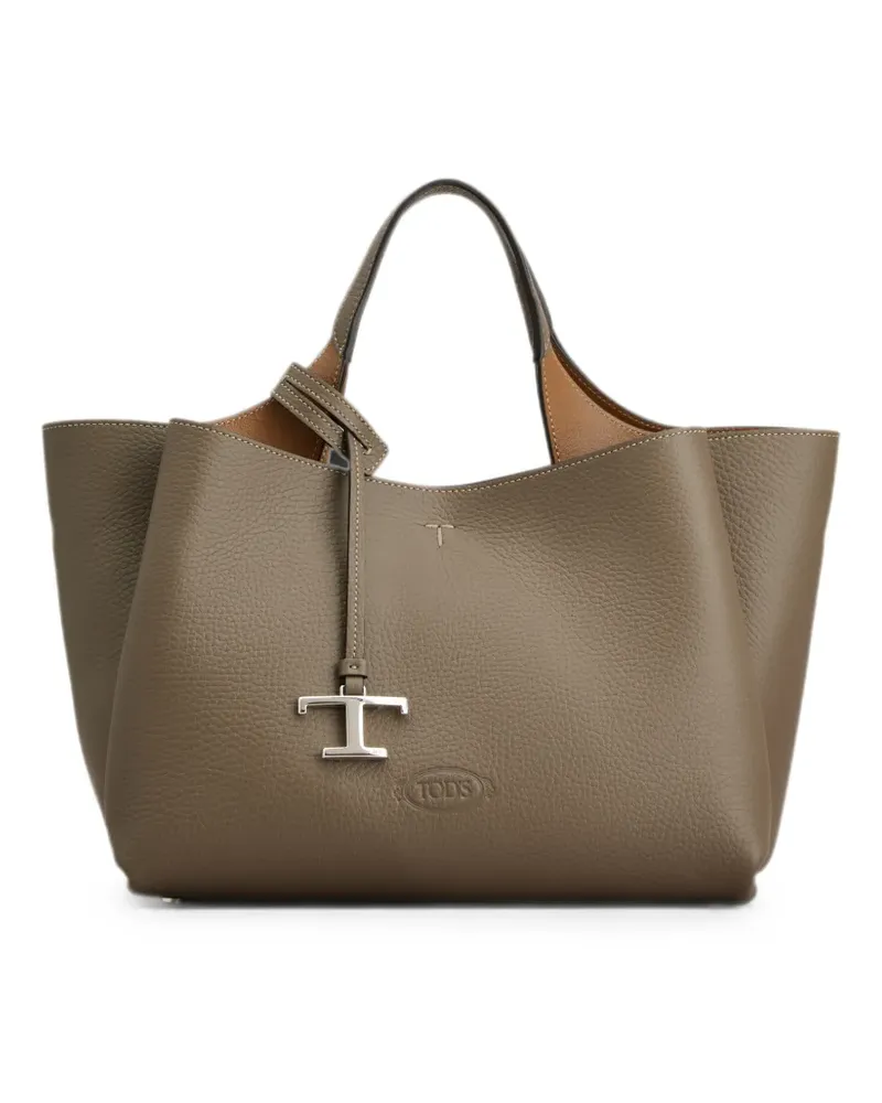 TOD'S bag in leather mini - Nude Nude