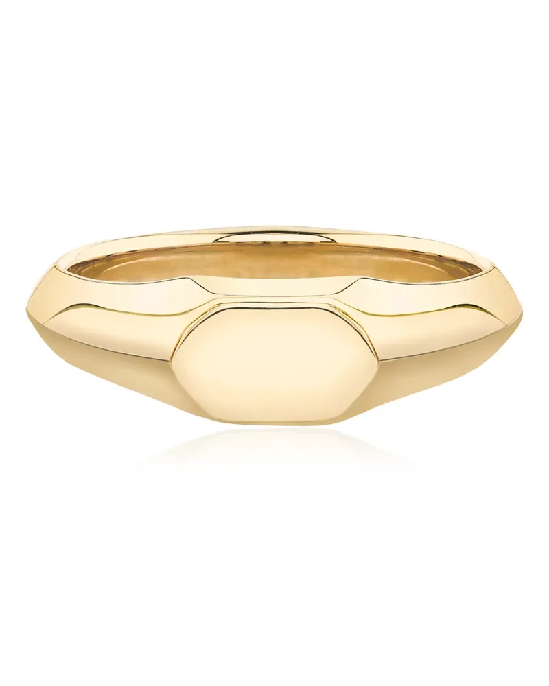 Lizzie Mandler Knife Edge Siegelring - Gold Gold