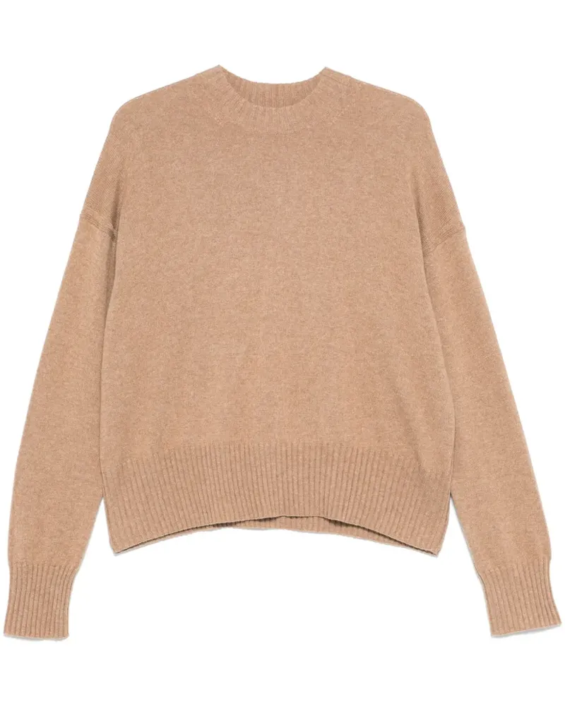Eric Bompard Pullover mit Rundhalsausschnitt - Braun Braun