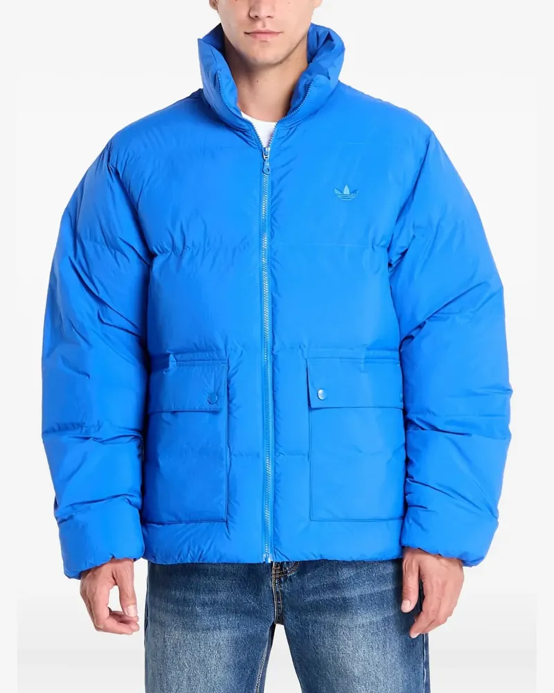 adidas down puffer jacket - Blau Blau