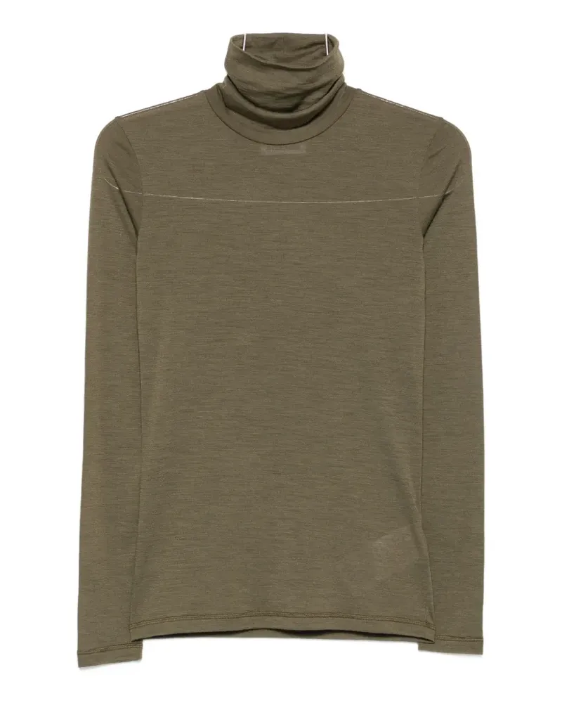 Jil Sander high-neck long-sleeve T-shirt - Nude Nude