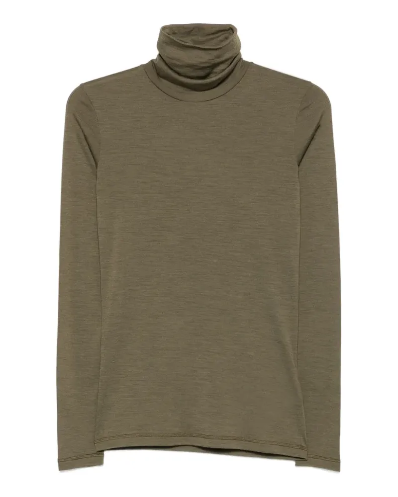 Jil Sander Langarmshirt mit Stehkragen - Nude Nude