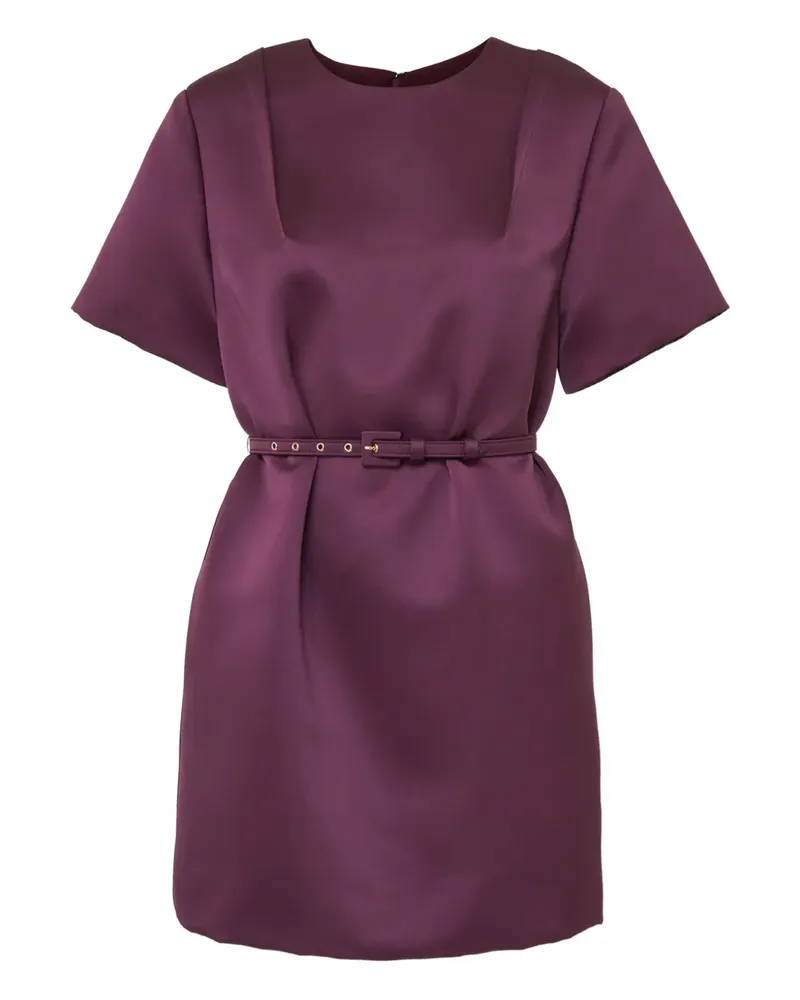 Carolina Herrera New York Minikleid mit Gürtel - Violett Violett