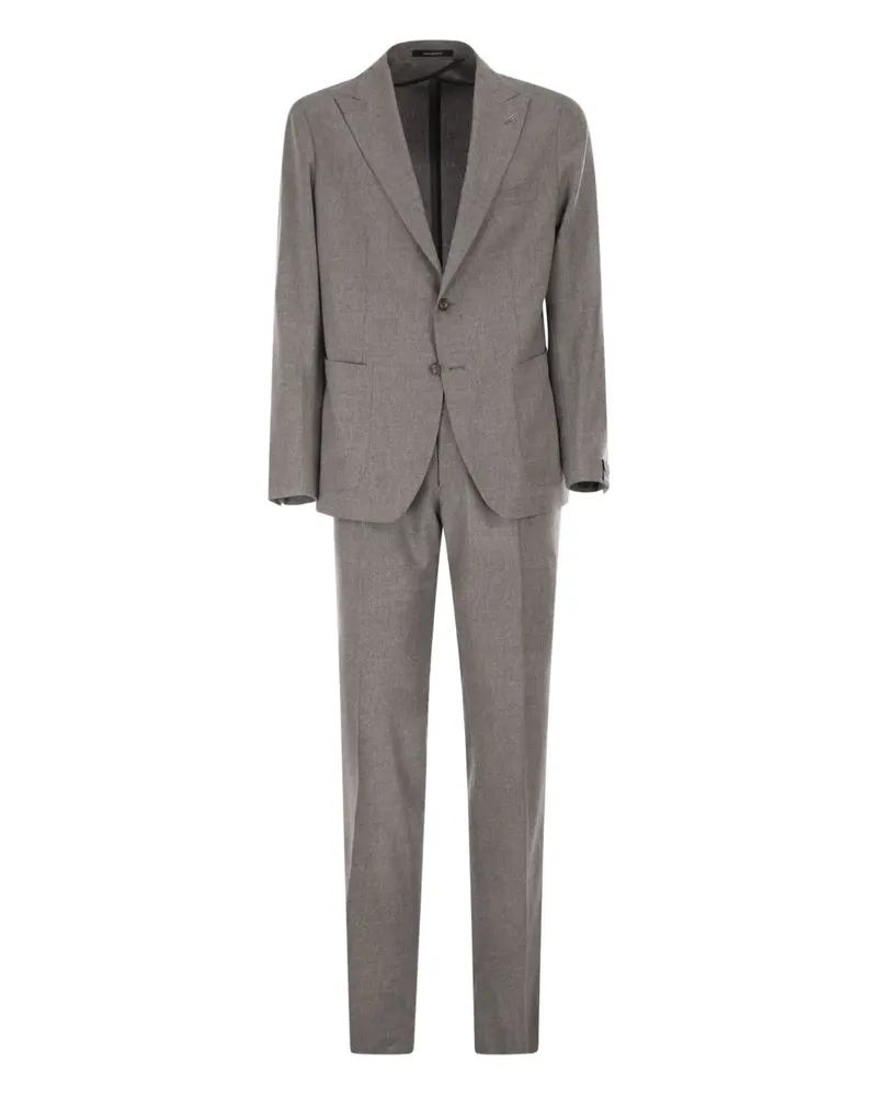 Tagliatore Anzug mit steigendem Revers - Grau Grau