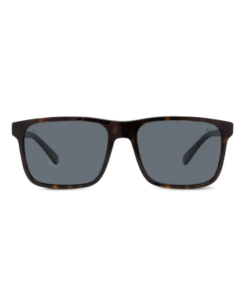 Vuarnet Sonnenbrille mit eckigem Gestell - Braun Braun