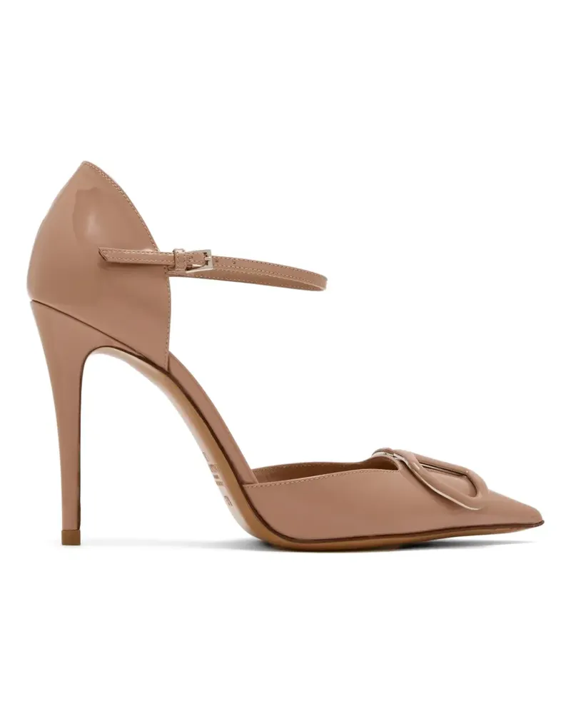 Valentino Garavani VLogo Signature patent pumps - Nude Nude