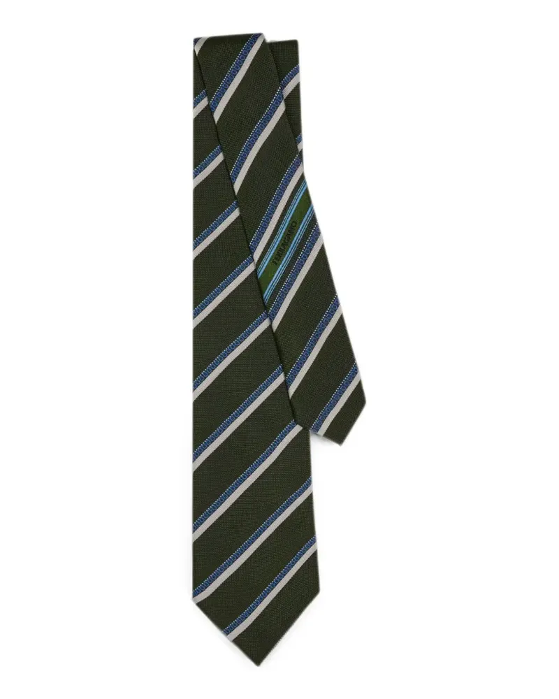 Ferragamo Krawatte aus Jacquard - Grün Grün