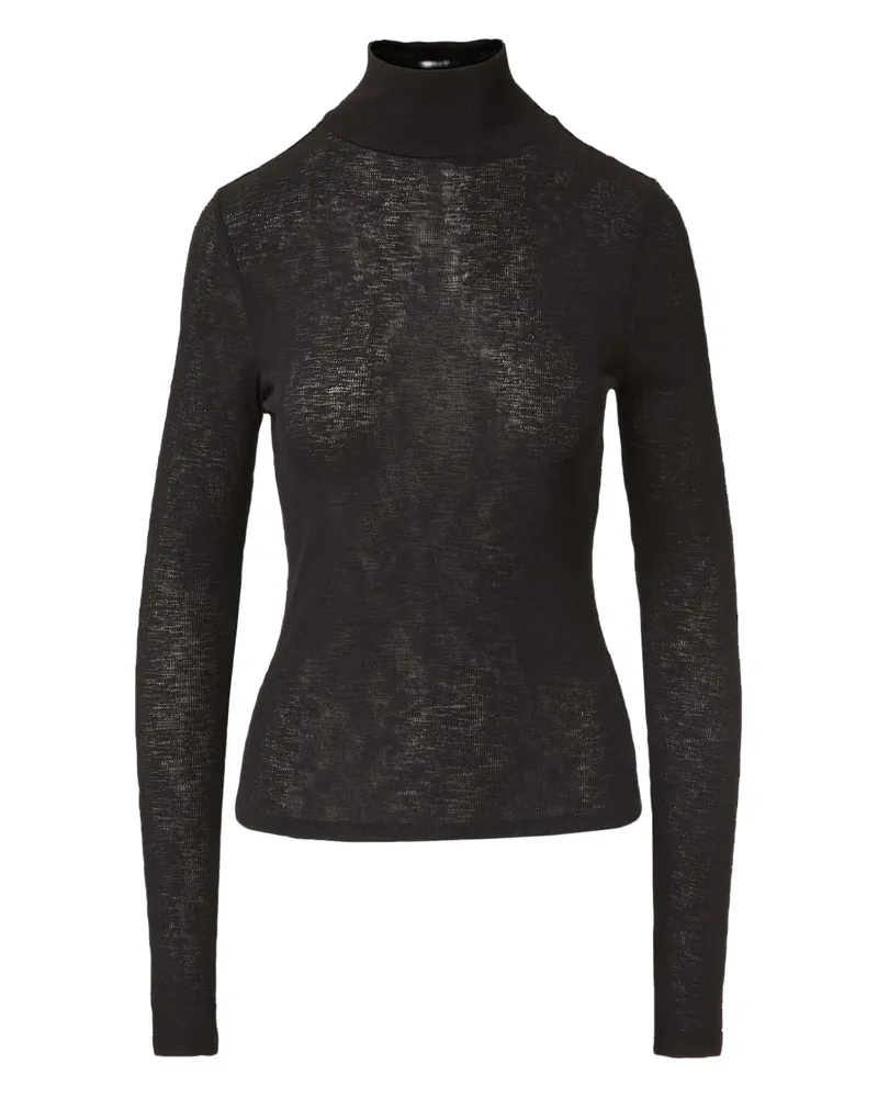 Veronica Beard Wyeth Rollkragenpullover - Schwarz Schwarz