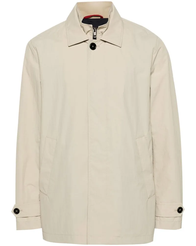 Fay Morning Mantel im Layering-Look - Nude Nude