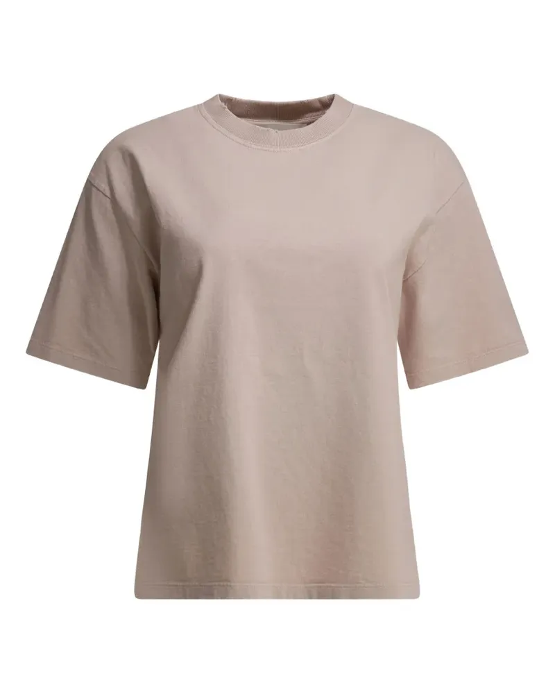 Golden Goose T-Shirt mit Logo-Patch - Rosa Rosa