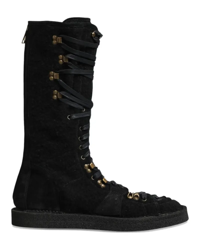 Dolce & Gabbana Stiefel mit Schnürung - Schwarz Schwarz