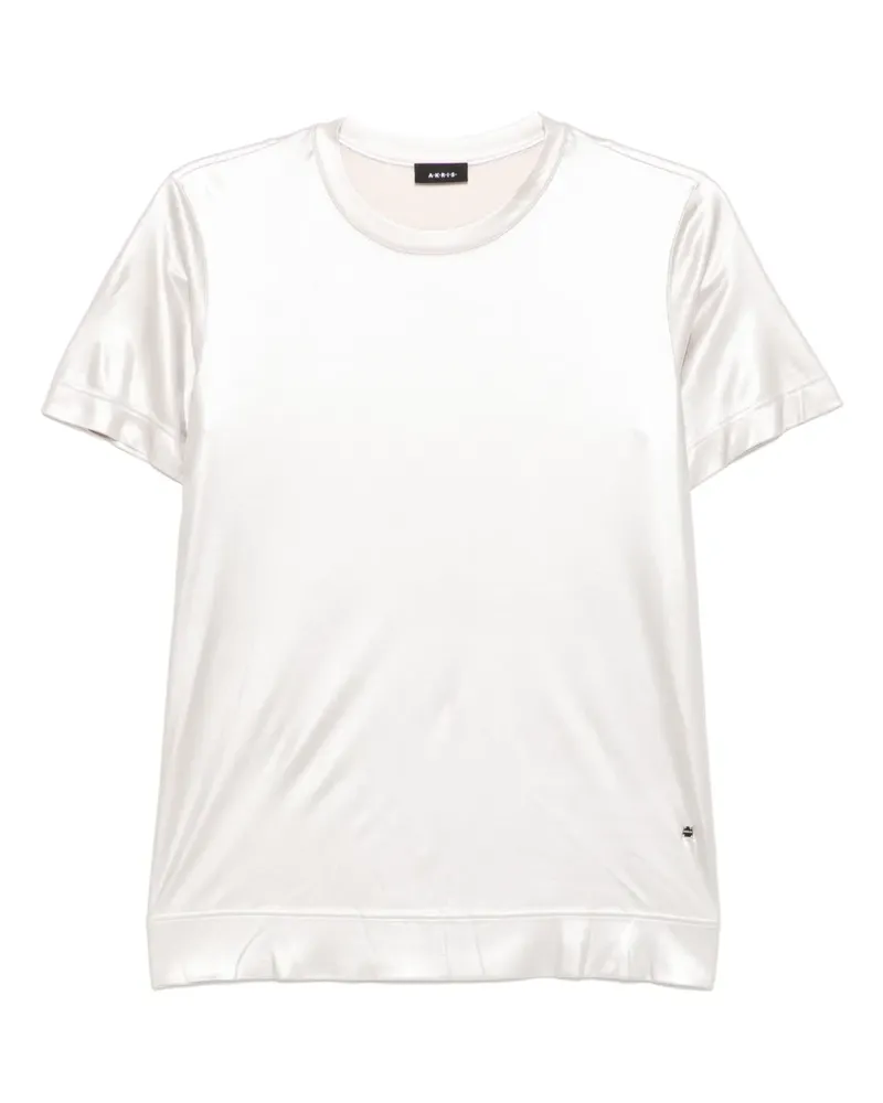 Akris Klassisches T-Shirt - Silber Silber